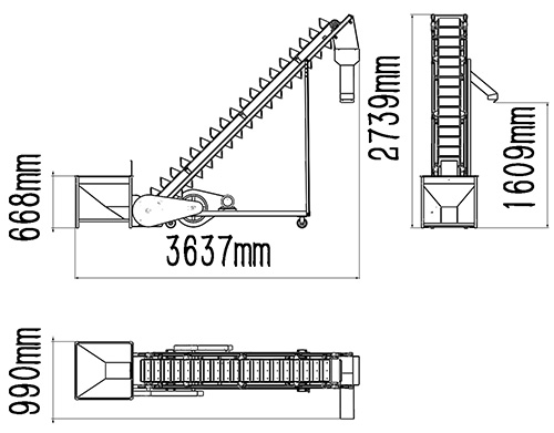 Grain Slope Elevator